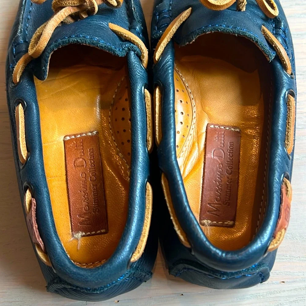 Massimo Dutti kids laced loafers